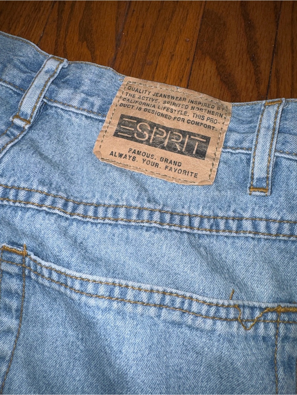 Esprit vintage 80’s women’s Light Blue Relaxed Fit Jeans 29 - Picture 4 of 10
